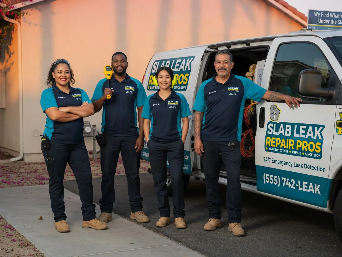 Slab Leak Repair company in Oakford, IL